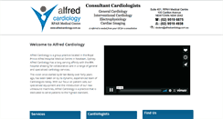 Desktop Screenshot of alfredcardiology.com.au