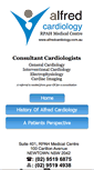 Mobile Screenshot of alfredcardiology.com.au